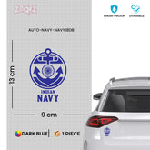 Navy Life Shield Sticker for Professional Drivers